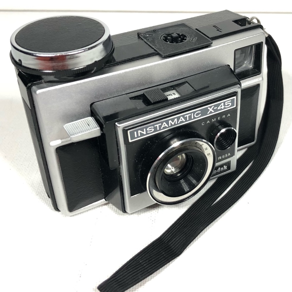 Vintage Kodak Instamatic X-45 Camera Used W/ Strap